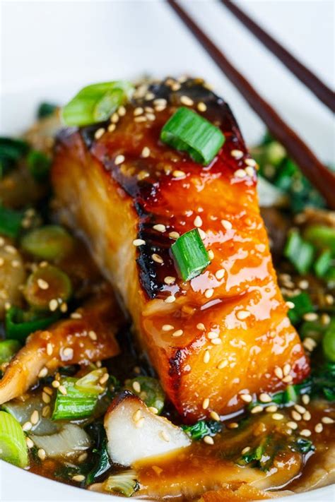 Easy Baked Miso Glazed Cod .